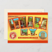 Oude Ithica New York Groet Ansichtkaart Briefkaart (Voorkant / Achterkant)