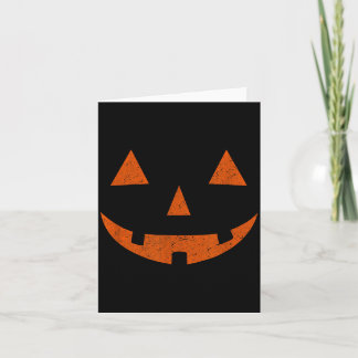 Oude Jack o Lantern JackoLantern Pompoen Gezicht Kaart