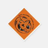 Oude Jack-o-Lantern Pompoen Douane Halloween Servet (Hoek)