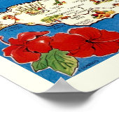 Oude Jamaica Eiland Kaart Print (Hoek)