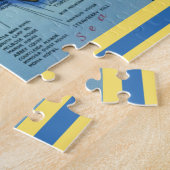 Oude Jamaica kaart ansichtkaart Legpuzzel (Zijkant)