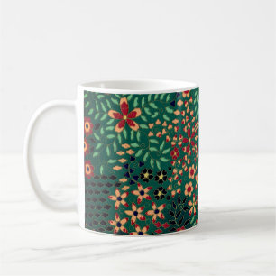 Oude Japanse bloempatroon Koffiemok