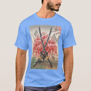 Oude Japanse Cherry Blossom Katana Swo T-shirt