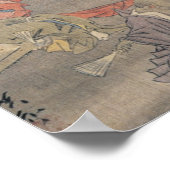 Oude "Japanse demonen" schilderen Poster (Hoek)