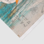 Oude Japanse Ganzen Decoupage Tissuepapier (Detail)