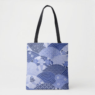 Oude Japanse Heuvels en Rivieren Tote Bag