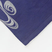 Oude Japanse Iris-kunstprint Kogyo Tsukioka Fleece Deken (Hoek)