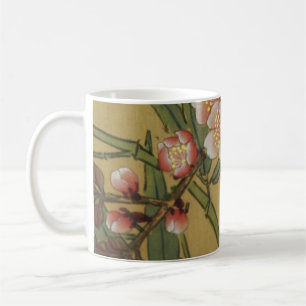 Oude Japanse Kersenbloesem Aziatische Bloemen Koffiemok