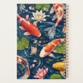 Oude Japanse Koi Vissen Patroon Schildering Planner (Achterkant)