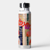 Oude Japanse Konijn Ontwerp Waterfles (Rechts)