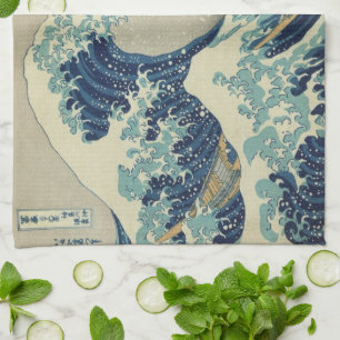 Oude Japanse Kunst, De Grote Golf van Hokusai Theedoek