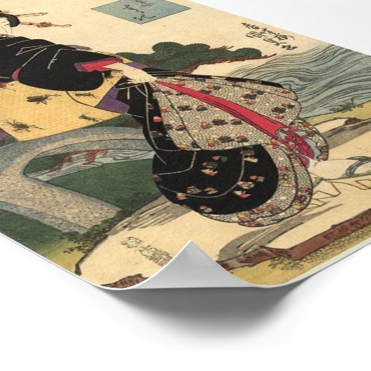  oude Japanse kunst Poster (Hoek)