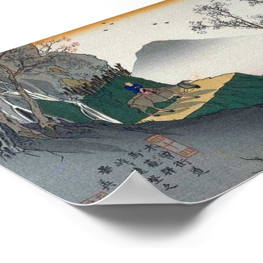  oude Japanse kunst Poster (Hoek)