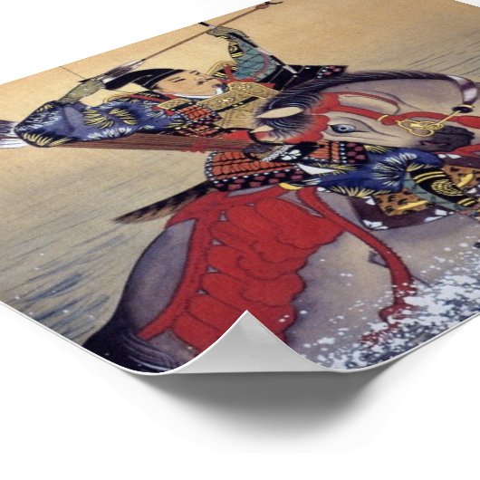  oude Japanse kunst Poster (Hoek)