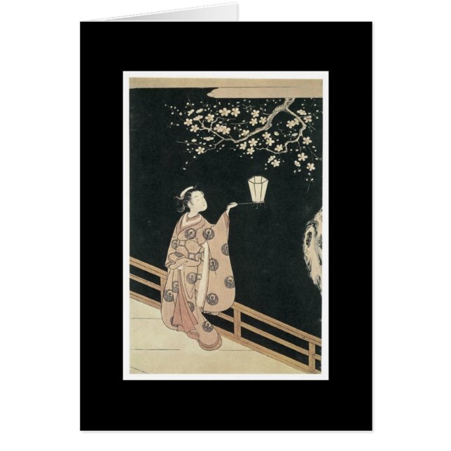 Oude Japanse kunstkaart (Voorkant)