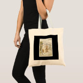 Oude Japanse kunsttas Tote Bag (Voorkant (product))
