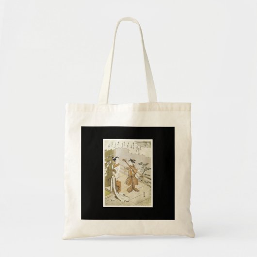 Oude Japanse kunsttas Tote Bag (Voorkant)