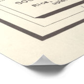 Oude Japanse landbouwkaart (1942) Poster (Hoek)