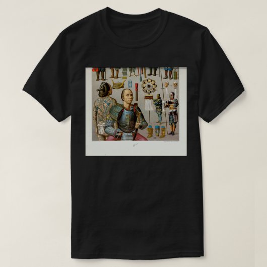 Oude Japanse mode wapens en accessoires 4 T-shirt (Design voorkant)