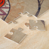 Oude Japanse Mooie Geisha's Legpuzzel (Zijkant)