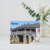 Oude Japanse overdekte brug in Hoi An - Vietnam Briefkaart (Staand voorkant)