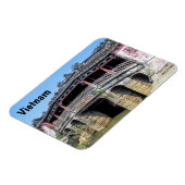 Oude japanse overdekte brug in Hoi An - Vietnam Magneet (Linkerzijde)