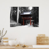 Oude Japanse poort Poster (Keuken)