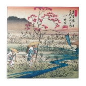 Oude Japanse reizigers Tegeltje (Voorkant)