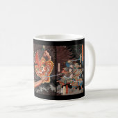 Oude Japanse samoerai vs. Oni Koffiemok (Voorkant rechts)