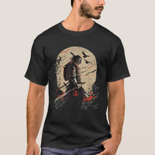 Oude Japanse Samurai Bushido Code Warrior Gift T-shirt