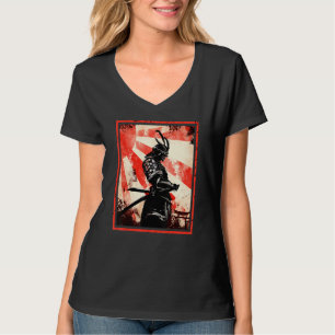 Oude Japanse Samurai Bushido Katana Ronin Azië T-shirt