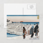 Oude Japanse scène Ansichtkaart Briefkaart (Voorkant / Achterkant)