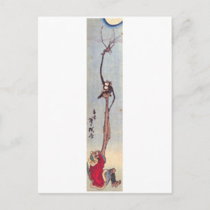 Oude Japanse schilderijen Briefkaart
