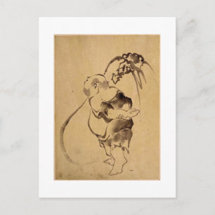 Oude Japanse schilderijen, Circa 1800's. Japan. Briefkaart