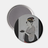 Oude Japanse schilderijen ongeveer 1793 Magneet (Voorkant / Achterkant)