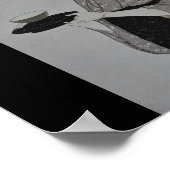 Oude Japanse schilderijen ongeveer 1793 Poster (Hoek)