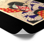 Oude Japanse schilderijen ongeveer 1894 Poster (Hoek)