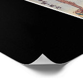 Oude Japanse schilderijen Poster (Hoek)