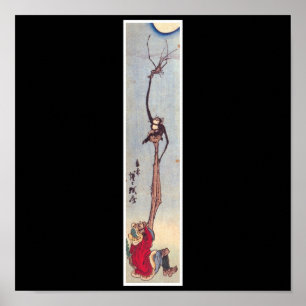Oude Japanse schilderijen Poster