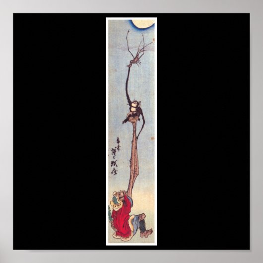 Oude Japanse schilderijen Poster (Voorkant)