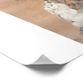 Oude Japanse schilderijen Poster (Hoek)