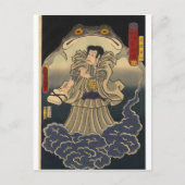 Oude Japanse schilderijen van Giant Toad Briefkaart (Voorkant)