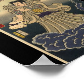 Oude Japanse schilderijen van Giant Toad Poster (Hoek)