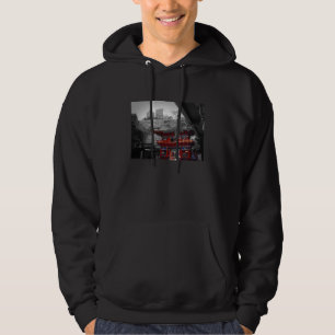 Oude Japanse tempel Hoodie