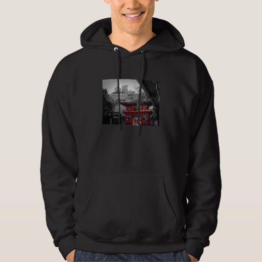 Oude Japanse tempel Hoodie (Voorkant)