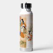 Oude Japanse Textiel Waterfles (Links)