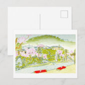 Oude Japanse Tuin Briefkaart (Voorkant / Achterkant)