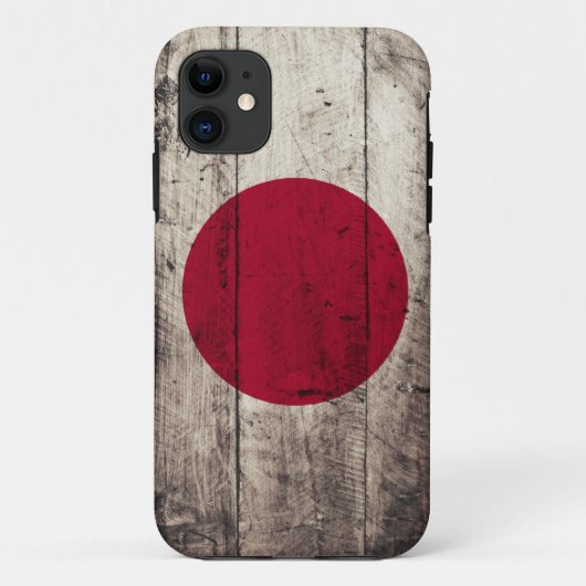 Oude Japanse vlag Case-Mate iPhone Case (Achterkant)