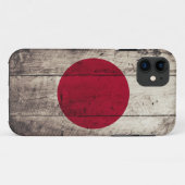 Oude Japanse vlag Case-Mate iPhone Case (Achterkant (horizontaal))