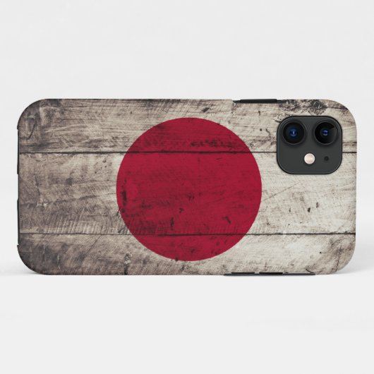 Oude Japanse vlag Case-Mate iPhone Case (Achterkant (horizontaal))